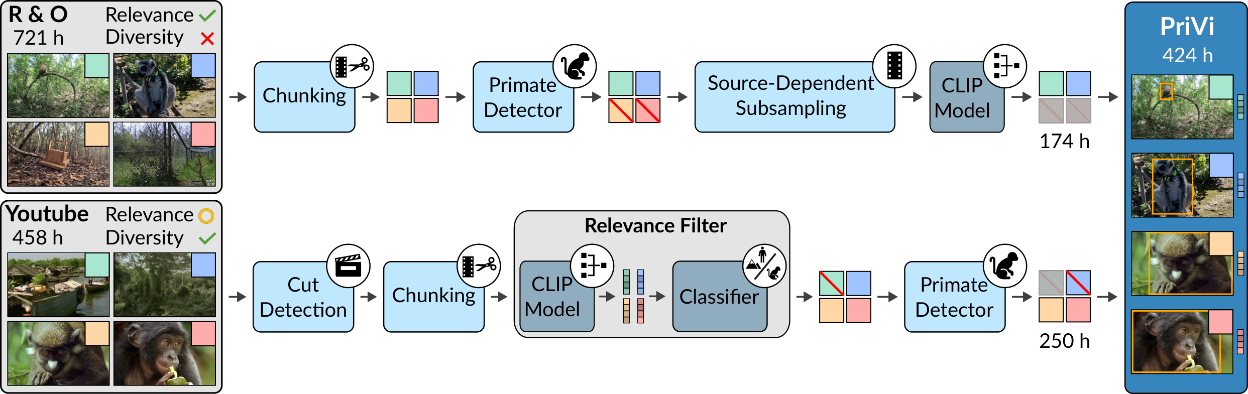 PriVi data curation pipeline
